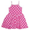 37141P: Girls All Over Spot Print Dress- Pink (2-5 Years)